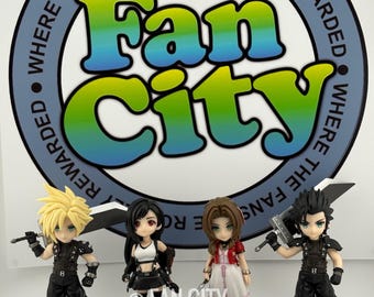 Type B - Cloud , Tifa , Aerith , Zack / 11-15cm