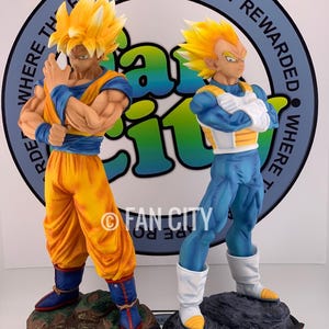 ドラゴンボールZ フィギュア / タイプB - 悟空（超サイヤ人）＆ベジータ（超サイヤ人） / 30～32cm