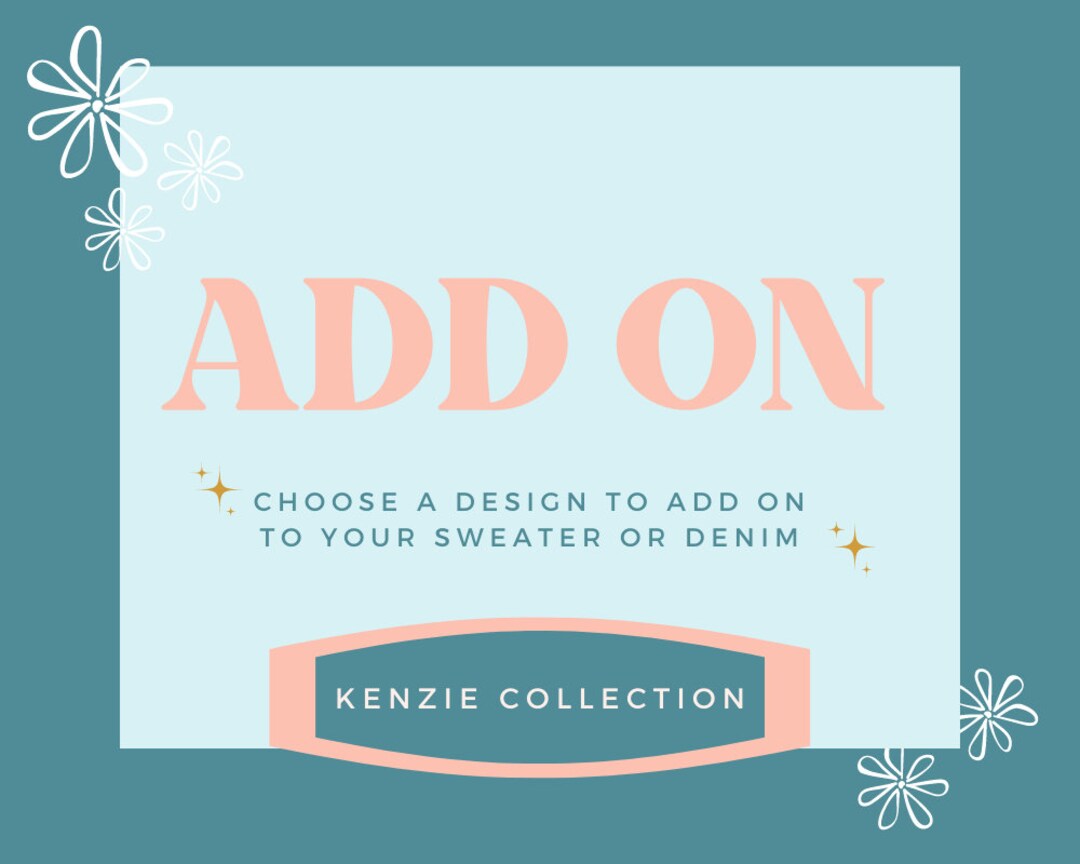 Custom Add On - Etsy