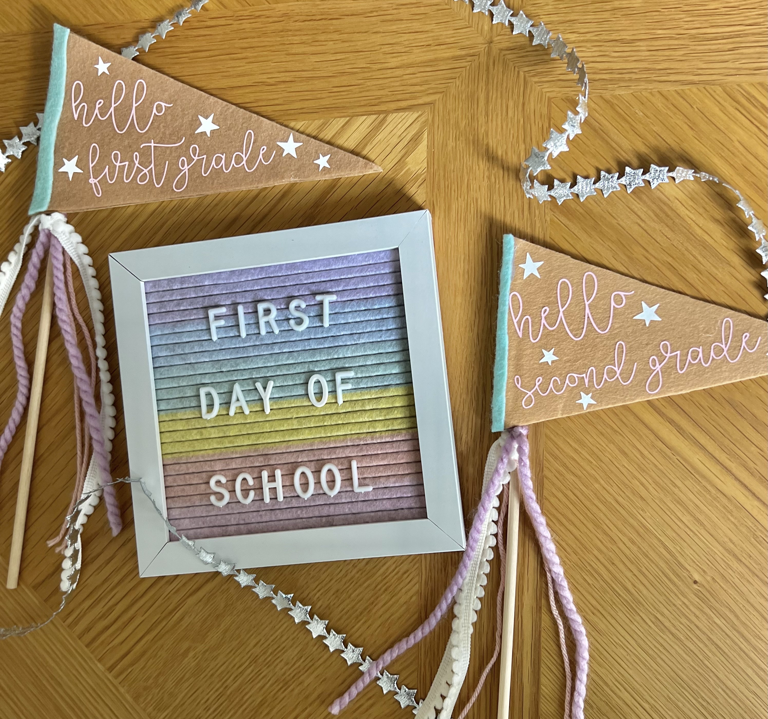 First Day of School Pennant