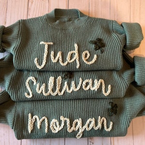 Irish Embroidered Kids Sweater