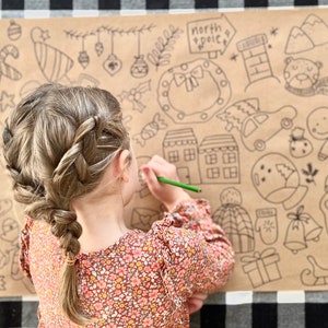 Kids Large Kraft Paper Doodle Roll image 4