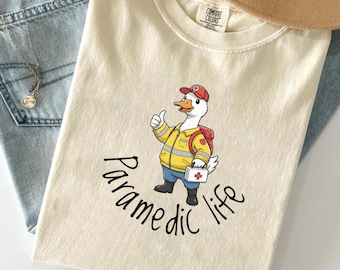 Silly Goose EMT Shirt,EMS First Responder Gift,Funny Paramedic Tee,EMT Appreciation Shirt,Night Shift Ambulance Top,Emergency Medical Gift