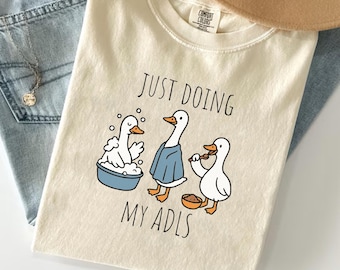 Zabawna koszulka OT dla terapeuty zajęciowego, koszulka ADL Silly Goose, prezent dla terapeuty zajęciowego, koszulka dla asystenta pediatry dla studenta OTA