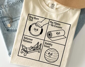 Funny Pilates Shirt for Pilates Lovers, Pilates Instructor Gift, Humorous Fitness Tee, Pilates Workout Shirt, Pilates Equipment Tee