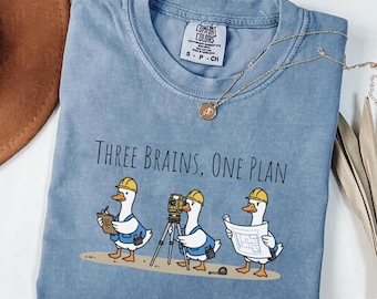 Shirt grappige ingenieur dwaze gans, shirt stamhumor, technisch student T-shirt, grappig ingenieur cadeau, shirt mechanisch-elektrisch civiel ingenieur