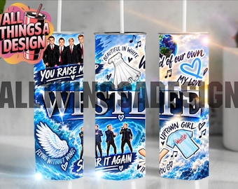Westlife-Becherfolien-Sublimationsdesign