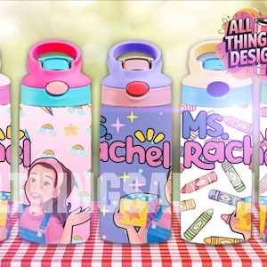 Ms Rachel x5 Tumbler Wrap Designs Digital Downloads for 12oz Tumblers.