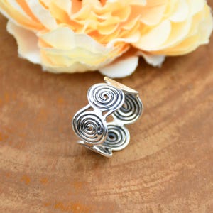 Multi Spiral Silver Ring - 925 Sterling Silver Ring - Silver Ring - Spiral Silver Ring - Spiral Style Ring - Gift For Mother Silver Ring
