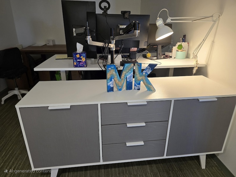 In a real office, brings up the whole space!