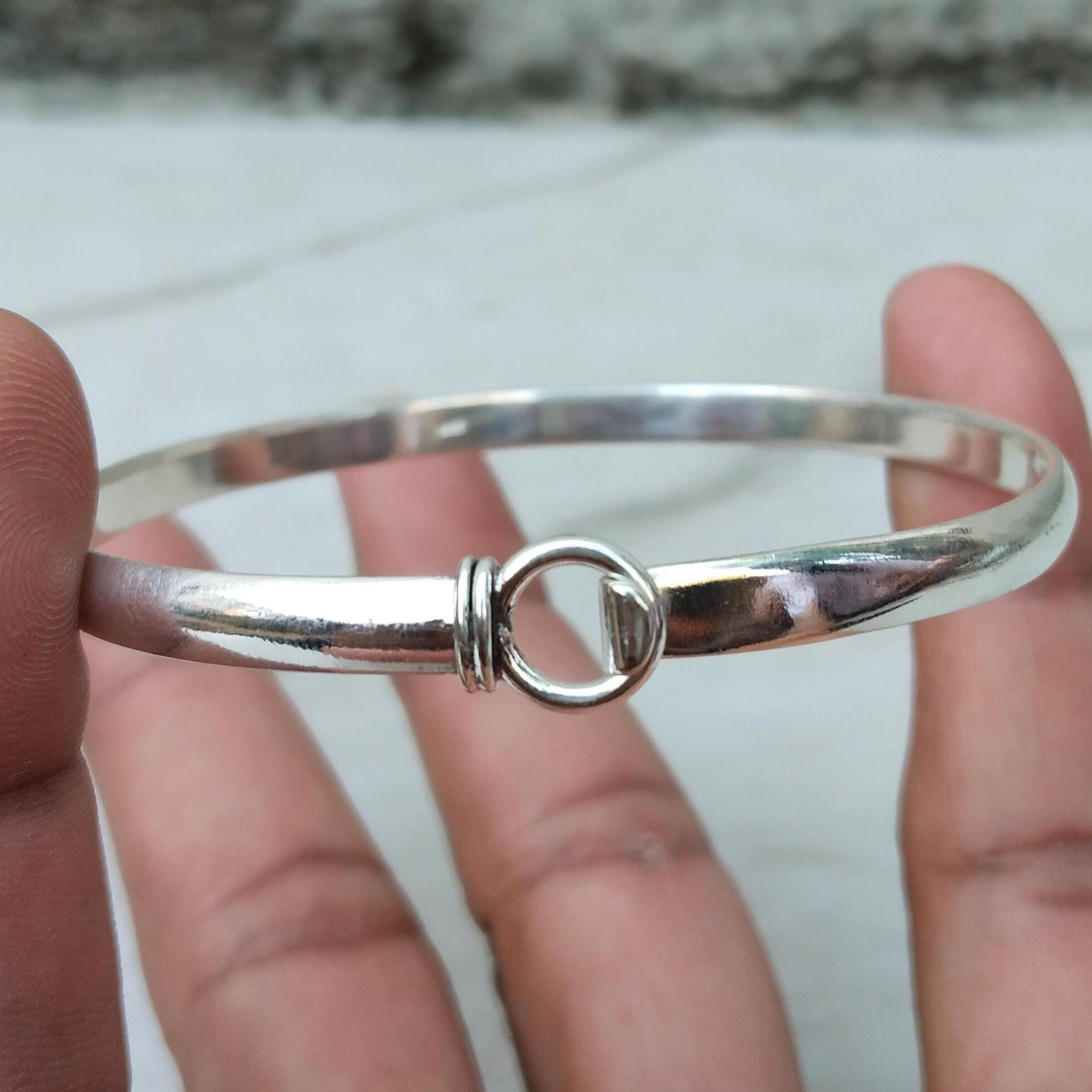 Bracelet Manchette Argent 925 Occasion - Style élégant, Impeccable