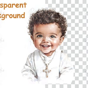 Watercolor religious symbols clipart with pastel flowers, bible, cross, and dove PNG