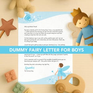 Carta de Fada Falsa para Meninos | Download Digital | Carta para Imprimir de Sparks, a Fada Falsa