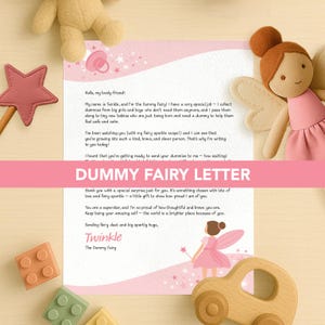 Schnullerkette Buchstabe | Digitaler Download | Druckbarer Brief von Twinkle die Fee