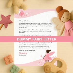 Carta para el Hada Tonta de Piel Oscura / Descarga Digital / Carta Imprimible de Twinkle, la Hada Tonta de Piel Oscura