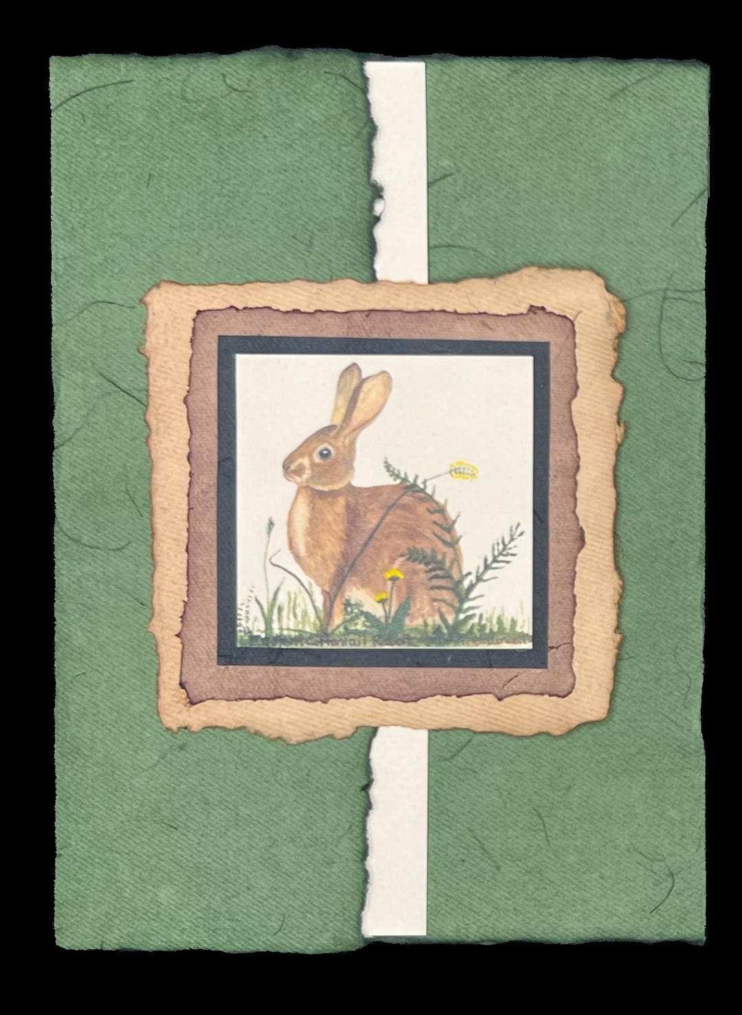 Cottontail Rabbit Card Eastern Cottontail Rabbit Standard Card - Etsy