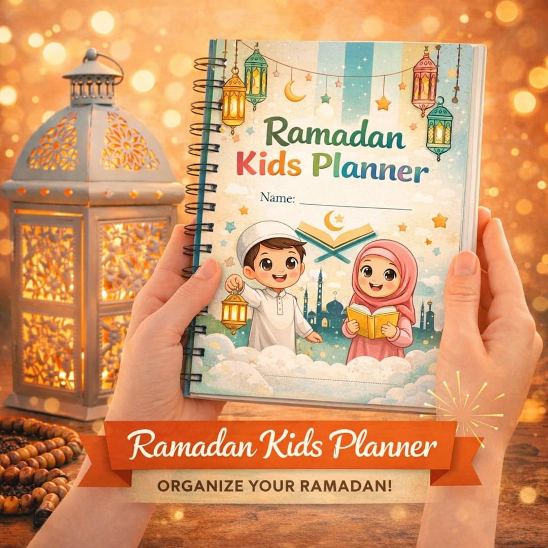 Ramadan Planner Kids Printable | Islamic Ramadan Journal PDF | 30 Day ...