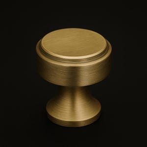 Norrin Furniture Knobs – 22mm (0.87&quot;) Brass Cabinet Knob | Antique or Polished Finish