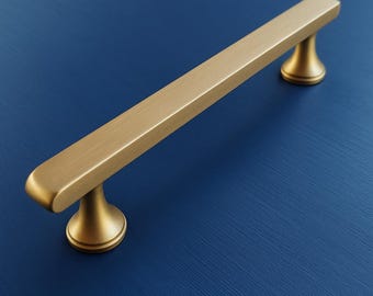RegalEdge messing kastgrepen – geborsteld mat gouden handgreep – meubelbeslag op maat gemaakt