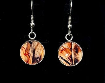 Abstract Art Earrings | One-of-a-Kind Wearable Art | Handmade Jewelry