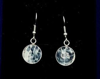 Abstract Art Earrings | One-of-a-Kind Wearable Art | Handmade Jewelry