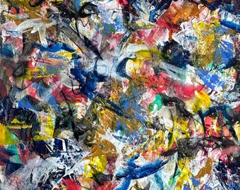 Proceed With Curiosity — Original Mixed Media Painting on Paper