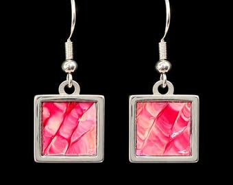 Abstract Art Earrings | One-of-a-Kind Wearable Art | Handmade Jewelry