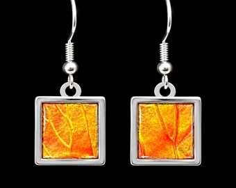 Abstract Art Earrings | One-of-a-Kind Wearable Art | Handmade Jewelry