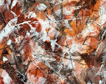The Birds Didn't Mind — Original Mixed Media Painting on Paper