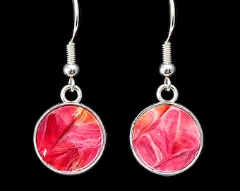 Abstract Art Earrings | One-of-a-Kind Wearable Art | Handmade Jewelry