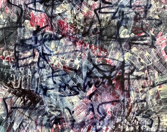That's Not What I Heard — Original Mixed Media Painting on Paper