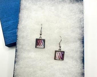 Abstract Art Earrings | One-of-a-Kind Wearable Art | Handmade Jewelry