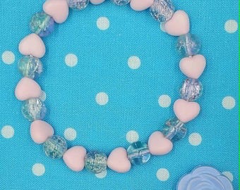 Kawaii Pastel Heart Bracelet
