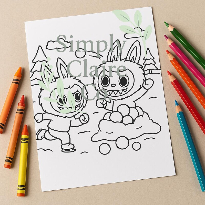 Labobo Worksheet Labooboos - Etsy