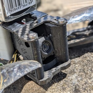 DJI O4 Lite Camera Mount - Front Standoff Mount - 30mm Standoff Spacing - 5" O4 mount