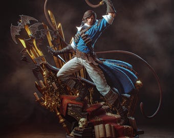 Paintable figurine, vampire hunter warrior