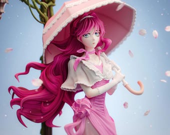 Paintable figurine, noble villainess anime girl – fantasy figure