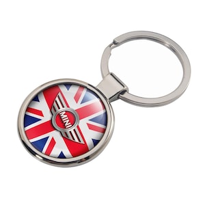 Mini cooper Keyring – High-Quality Handmade Metal Keychain for Car Lovers