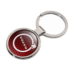 Volvo Metal Keychain – Handmade Premium Quality Key Holder & Car Accessory