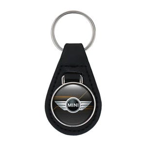 Mini cooper Eco Leather Keyring – Handmade Premium Quality Key Holder & Car Accessory