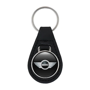 Mini cooper Eco Leather Keychain – Handmade Premium Quality Key Holder & Car Accessory