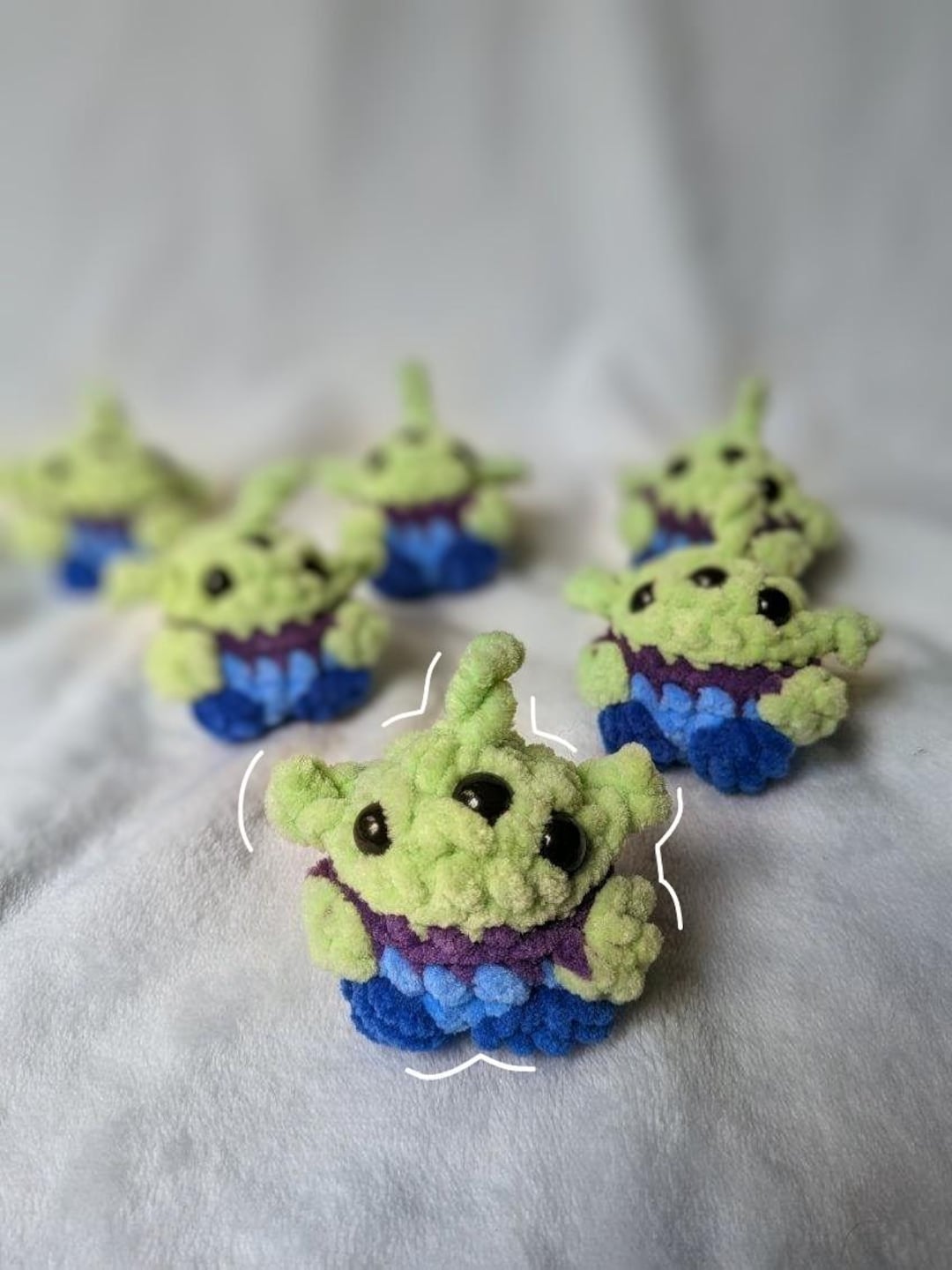Handmade Claw Machine Aliens- Toy Story Amigurami - Etsy