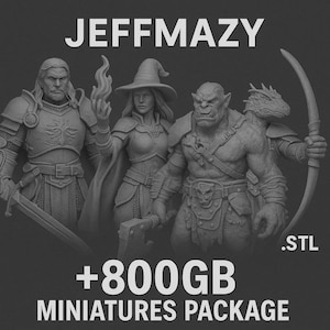 MINIATURES +800GB STL PACK