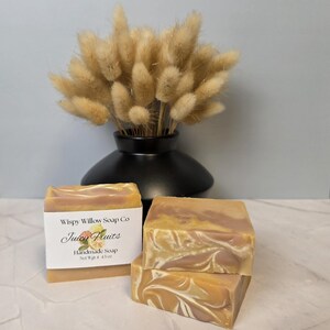 Bright Citrus Soap Bar: Goat Milk & Coconut Milk, Handmade Skincare