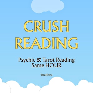 Crush Reading | Psychic Love Reading | Same Hour Tarot Reading | Clairvoyant Telepathy Reading | Psychic Reading | Love Reading