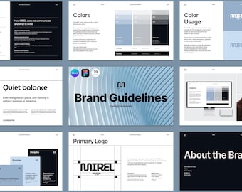 Brand Guidelines Coaching Business Canva & Figma Template Branding Kit Coaches Consultants