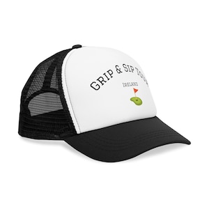 Irland Golf Tour Hut für Golfliebhaber - Perfekte Idee für Golfreisen. Sei der Held. Golf Themed Mesh Cap.