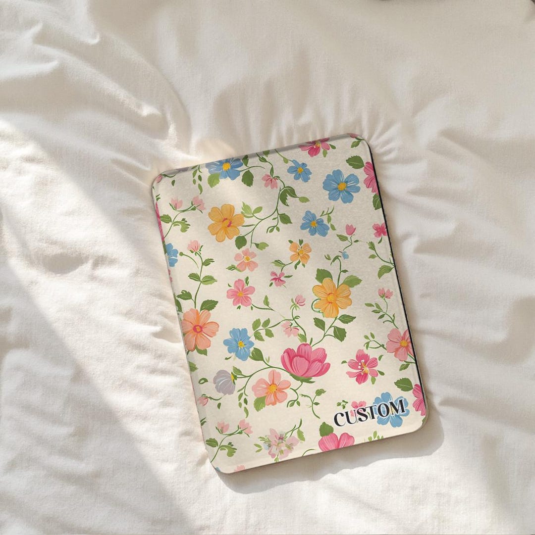 Colorful Flowers Kindle Case, All New Kindle 12th Gen 2024 Case ...