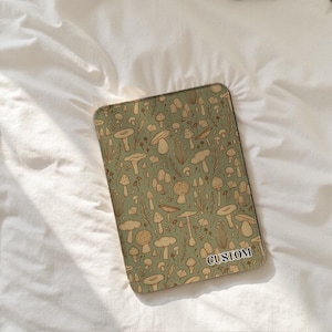 Retro Mushrooms Kindle Case, All New Kindle 12th Gen 2024 Case, Paperwhite 12th 7‘’ 11th 6.8‘’ 10th 6‘’ Cover, E-reader Protective Case