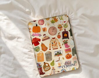 Autumn Collage Kindle Case, All New Kindle 12th Gen 2024 Case, Paperwhite 12th 7‘’ 11th 6.8‘’ 10th 6‘’ Cover, E-reader Protective Case
